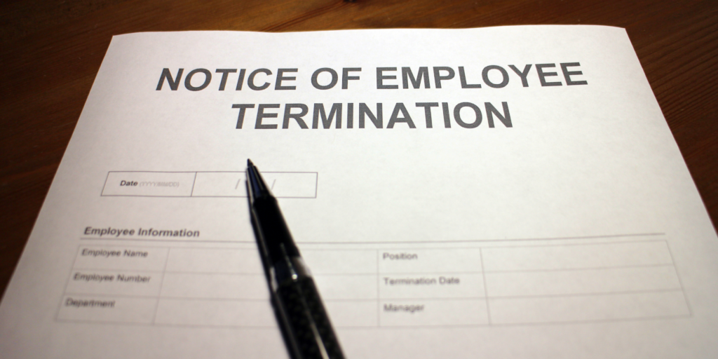 Notice of Employee Termination
